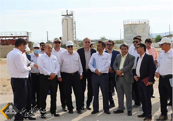 بازدید مدیر عامل شرکت نفت و گاز زاگرس جنوبی از منطقه عملیاتی پارسیان 33
