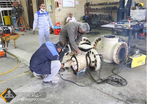 پایان مرحله اول تعمیرات اساسی سال ۱۴۰۱ در منطقه عملیاتی نار و کنگان 10