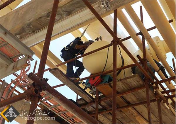 تعمیرات اساسی منطقه آغار و دالان در ایستگاه پایانی 12