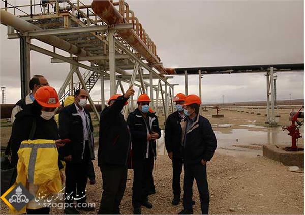 بازدید میدانی مدیر عامل نفت مرکزی از منطقه عملیاتی پارسیان  13