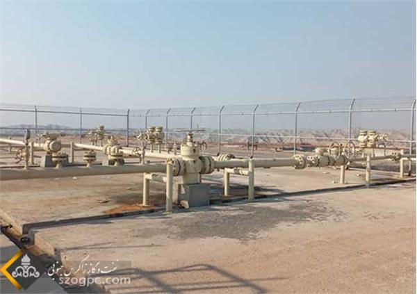 مدار تولید چاه شماره ۴۴ دهلران 6