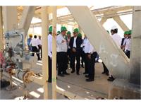 بازدید مهندس میرباقری از منطقه عملیاتی آغار و دالان 10