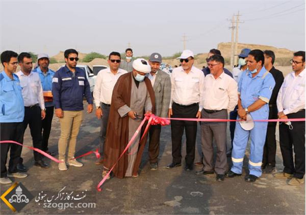 بهسازی جاده‌های دسترسی به چاه‌های سرخون و گشوی جنوبی 3