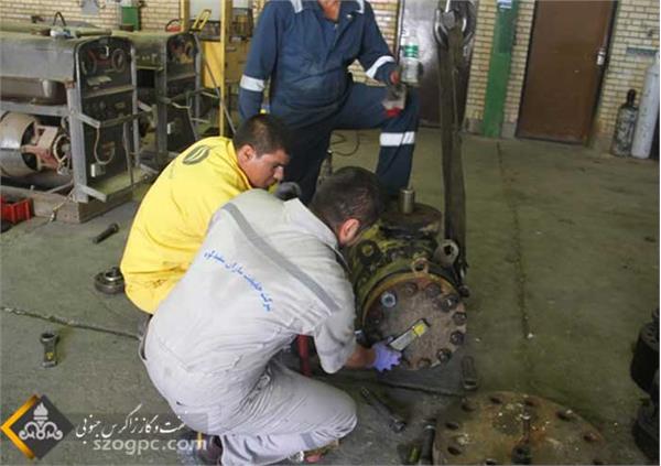 پایان تعمیرات اساسی منطقه عملیاتی تنگ بیجار 4