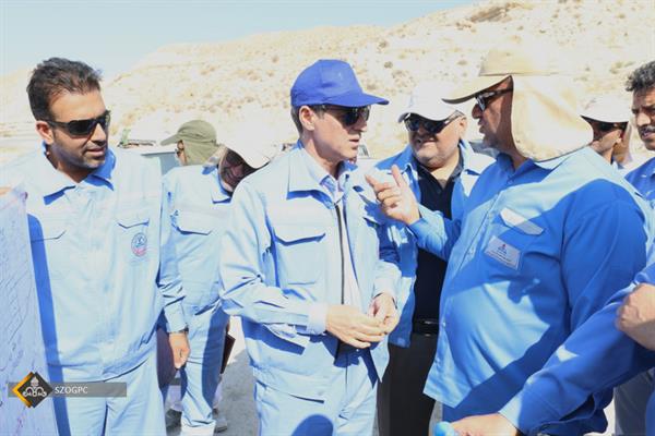 بازدید مدیرعامل زاگرس جنوبی از تعمیرات اساسی منطقه عملیاتی نار و کنگان 19