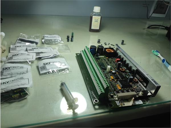 کارت کنترل کننده سیستم سوخت توربین‌های ایستگاه تقویت فشار نار و کنگان 3