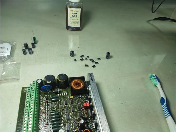 کارت کنترل کننده سیستم سوخت توربین‌های ایستگاه تقویت فشار نار و کنگان 2