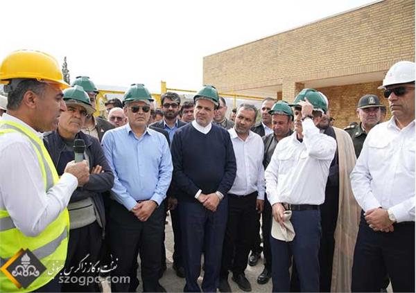 بازدید مدیرعامل شرکت ملی نفت ایران از تأسیسات شرکت نفت مناطق مرکزی ایران در استان فارس 12
