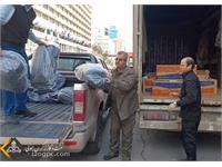 توزیع اقلام مورد نیاز زلزله زدگان خوی 5