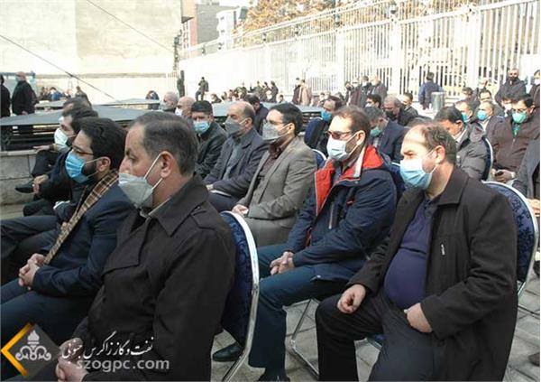 مراسم گرامیداشت دومین سالگرد شهادت حاج قاسم سلیمانی در مقبره شهدای وزارت نفت 4