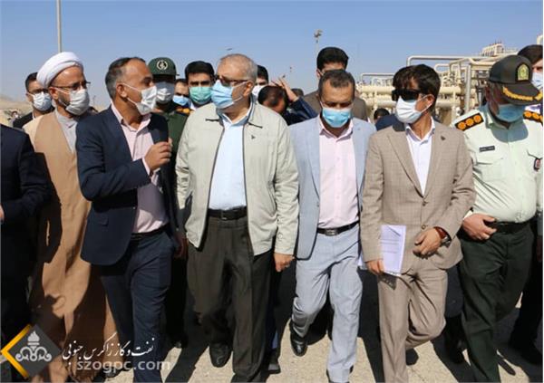 بازدید وزیر نفت از منطقه عملیاتی آغار و دالان 12