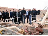 بازدید رئیس حراست شرکت ملی نفت ایران از منطقه عملیاتی سراجه قم 3