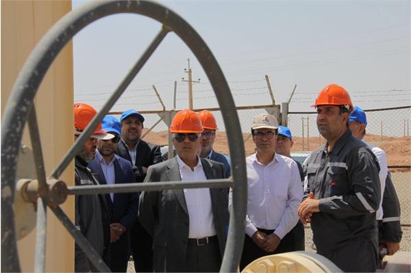 بازدید مدیرعامل شرکت نفت مناطق مرکزی ایران از منطقه عملیاتی سراجه قم 1