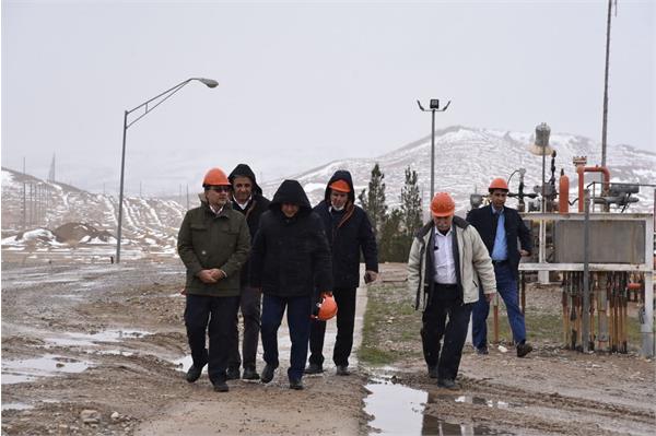بازدید مدیر عامل نفت مناطق مرکزی ایران از منطقه عملیاتی خانگیران 1