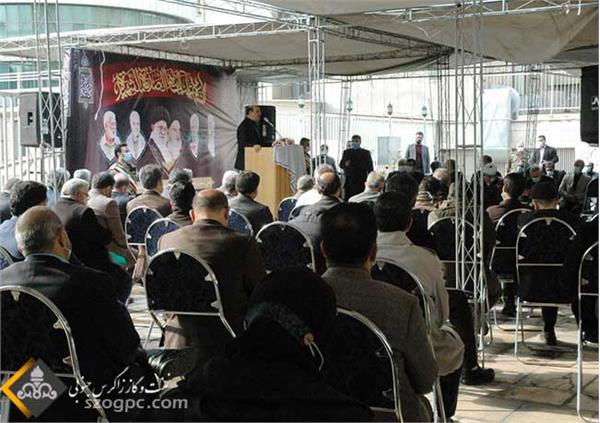 مراسم گرامیداشت دومین سالگرد شهادت حاج قاسم سلیمانی در مقبره شهدای وزارت نفت 6