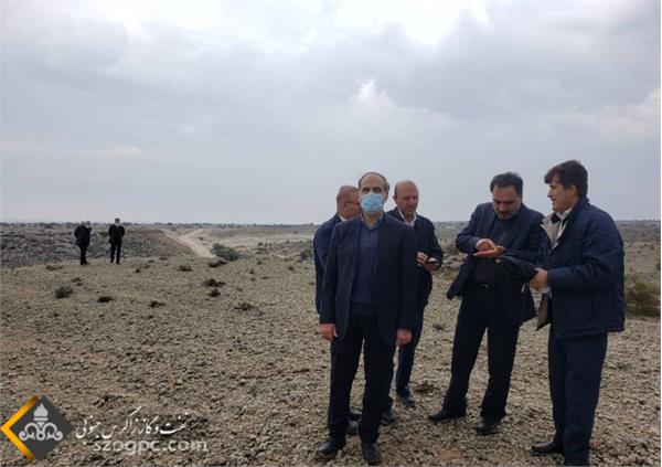 بازدید مدیر عامل شرکت نفت مناطق مرکزی ایران - میدان گازی مدار 2