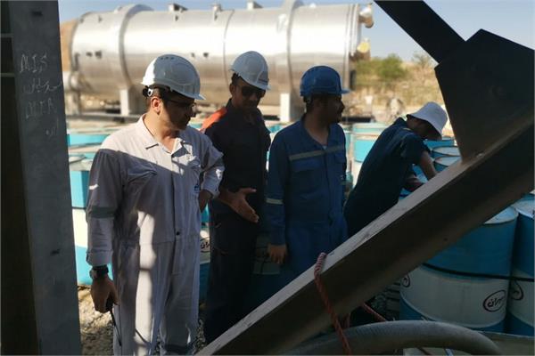 تعمیر اساسی سیستم کوره حرارتی در منطقه عملیاتی دهلران 1