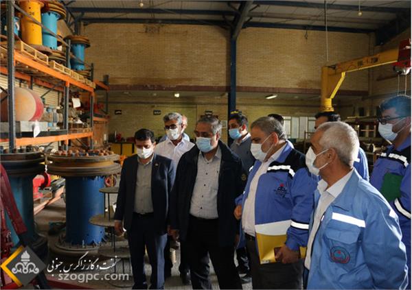 بازدید معاون نفت و گاز امور انرژی سازمان برنامه و بودجه از منطقه عملیاتی پارسیان  4