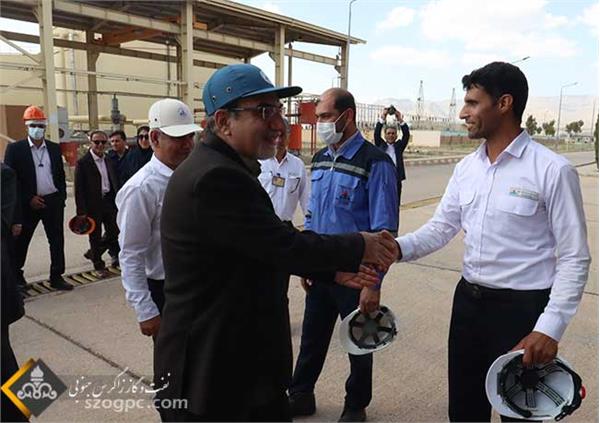 بازدید سرپرست شرکت نفت و گاز زاگرس جنوبی از منطقه عملیاتی سروستان و سعادت آباد 26