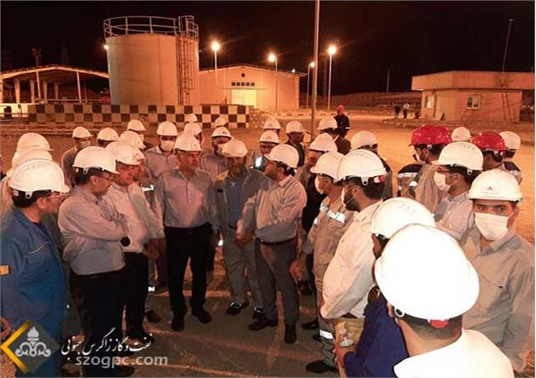 بازدید مدیرعامل شرکت نفت مناطق مرکزی ایران از میدان نفتی دانان