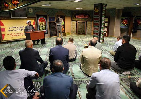 برگزاری مراسم عزاداری اربعین حسینی و برپایی ایستگاه صلواتی در ستاد نفت مرکزی 15