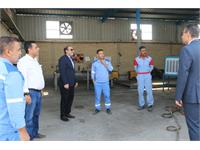 بازدید مدیر عامل شرکت بهره برداری نفت و گاز زاگرس جنوبی ازمنطقه عملیاتی سرخون و گشوی جنوبی 3