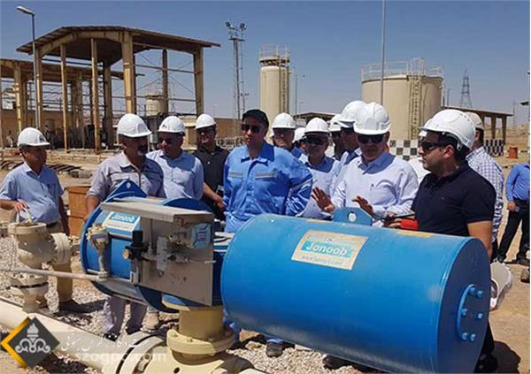 بازدید مدیر عامل شرکت نفت مناطق مرکزی ایران از میدان نفتی دانان 8