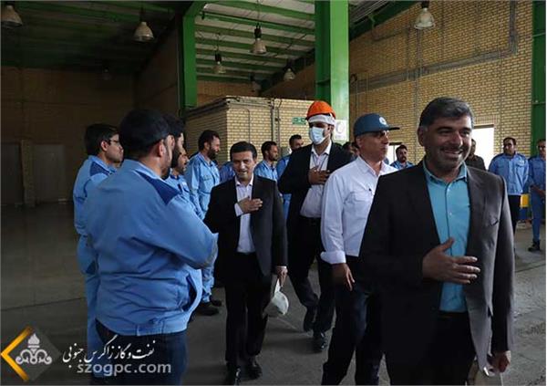 بازدید سرپرست شرکت نفت و گاز زاگرس جنوبی از منطقه عملیاتی سروستان و سعادت آباد 23