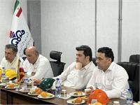 دیدار مدیر عامل و سایر اعضاء هیات مدیره با کارکنان منطقه عملیاتی پارسیان 2