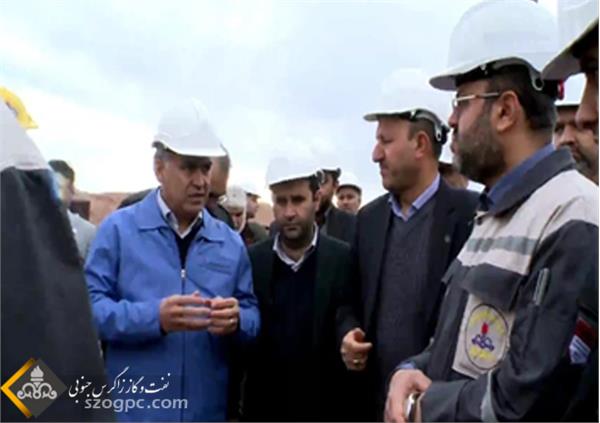 فیلم؛ بازدید مدیرعامل شرکت نفت مناطق مرکزی ایران از منطقه عملیاتی سراجه قم