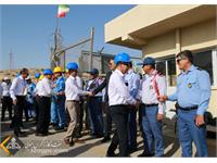 بازدید مدیرعامل شرکت نفت مناطق مرکزی ایران از منطقه عملیاتی نار و کنگان 32