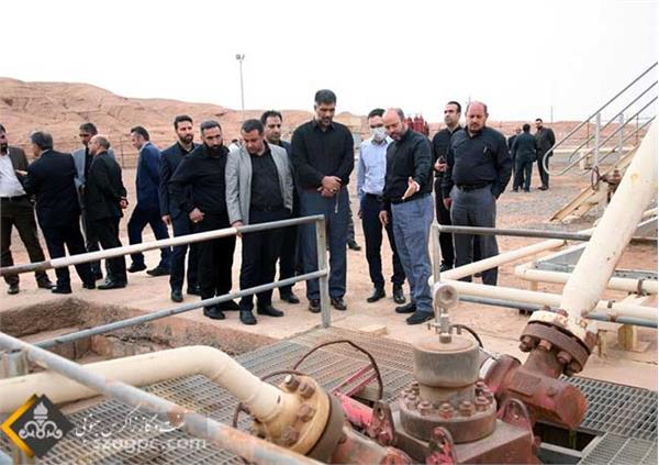 بازدید رئیس حراست شرکت ملی نفت ایران از منطقه عملیاتی سراجه قم