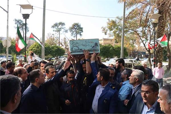 میزبانی شرکت بهره برداری نفت و گاز زاگرس جنوبی از شهید گمنام 2