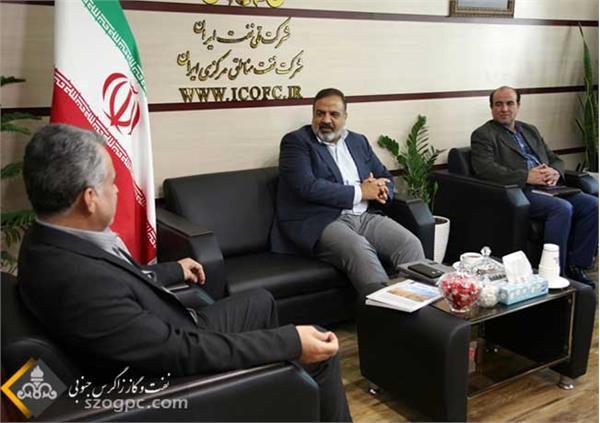 دیدار مدیرعامل نفت مرکزی با رئیس روابط عمومی شرکت ملی نفت ایران 4