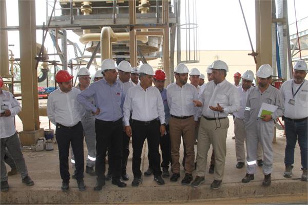 بازدید مدیر عامل نفت مرکزی از ایستگاه تقویت فشار چشمه خوش در شرکت نفت و گاز غرب 3