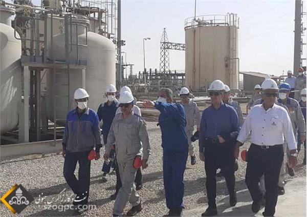 دومین روز بازدید مدیرعامل شرکت نفت مناطق مرکزی ایران از مناطق عملیاتی غرب کشور 12