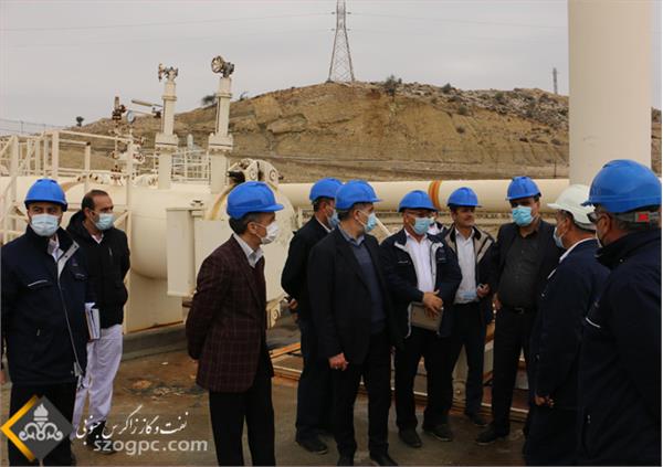 بازدید مدیر عامل شرکت نفت مناطق مرکزی ایران - منطقه نار و کنگان 9