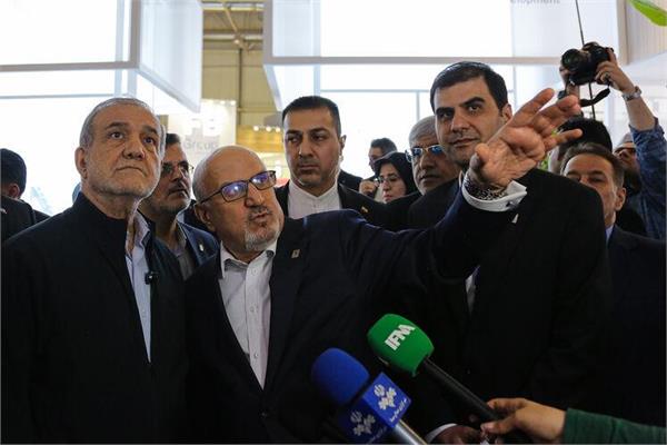 بازدید رئیس‌جمهوری از بیست‌ونهمین نمایشگاه نفت/ ۲ 14