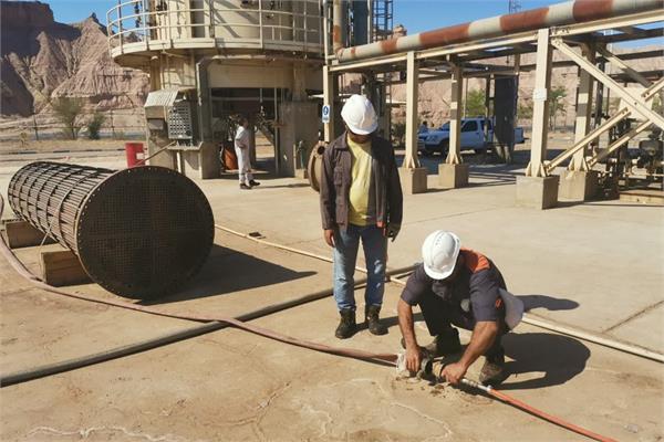 تعمیر اساسی سیستم کوره حرارتی در منطقه عملیاتی دهلران 9