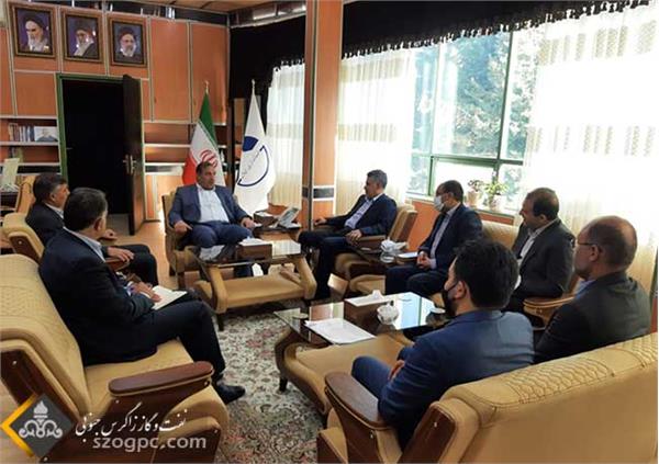 برگزاری نشست مدیرعامل شرکت نفت مناطق مرکزی ایران با استاندار ایلام 1