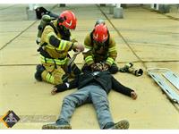 مانور آمادگی مقابله با نشت شدید گاز در منطقه عملیاتی خانگیران 6