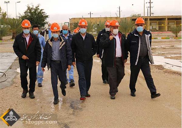 بازدید میدانی مدیر عامل نفت مرکزی از منطقه عملیاتی پارسیان  12