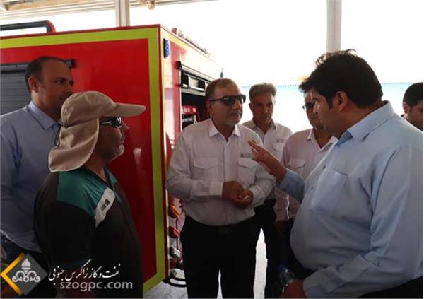 بازدید مدیرعامل شرکت زاگرس جنوبی از منطقه عملیاتی نار و کنگان 18