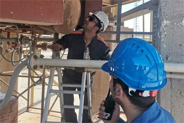 تعمیر اساسی سیستم کوره حرارتی در منطقه عملیاتی دهلران 8