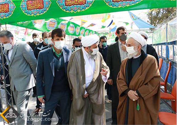 بازدید امام جمعه موقت تهران از نمایشگاه از ولادت تا ولایت زاگرس جنوبی 2