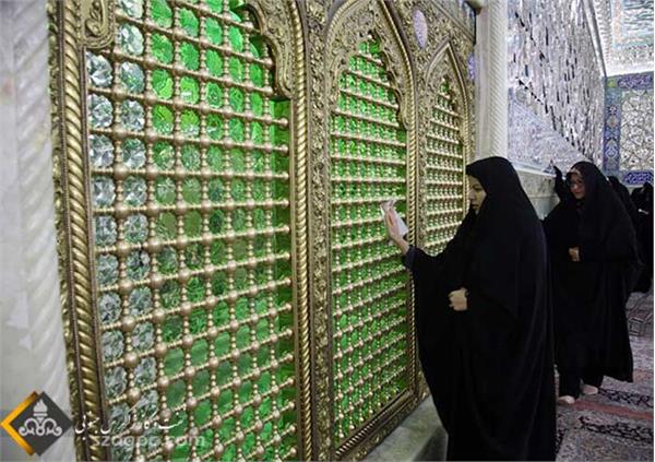 آیین غبارروبی ضریح حرم حضرت معصومه(س) توسط کارکنان شرکت نفت مناطق مرکزی ایران 16