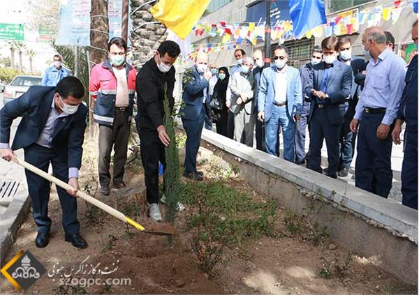 استقبال زاگرس جنوبی با کاشت نهای در روز درختکاری 23