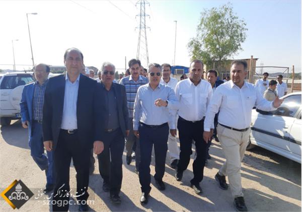گزارش تصویری بازدید مدیرعامل شرکت نفت مناطق مرکزی ایران از منطقه عملیاتی چشمه خوش 4
