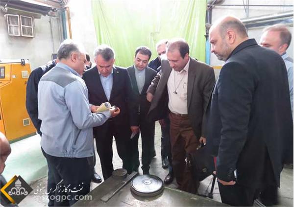 بازدید مدیرعامل نفت مرکزی از مجموعه تامین‌کننده تجهیزات صنعت نفت 6