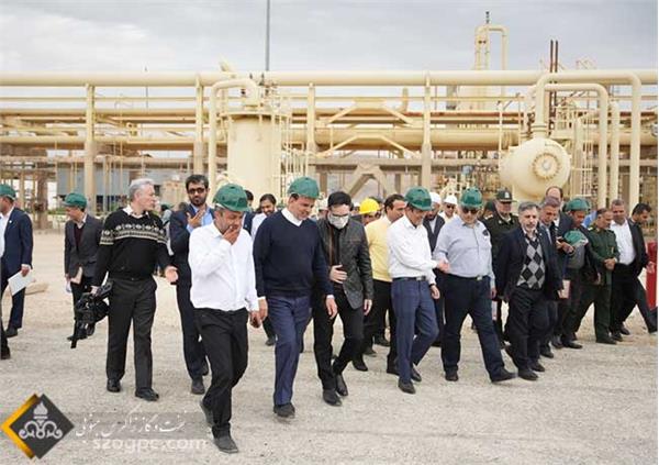 بازدید مدیرعامل شرکت ملی نفت ایران از تأسیسات شرکت نفت مناطق مرکزی ایران در استان فارس 1